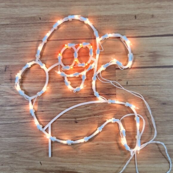 Seasons Dazzlers Halloween Light Up Ghost Silhouette Works 45 Lights VTG 1996 - Picture 4 of 8